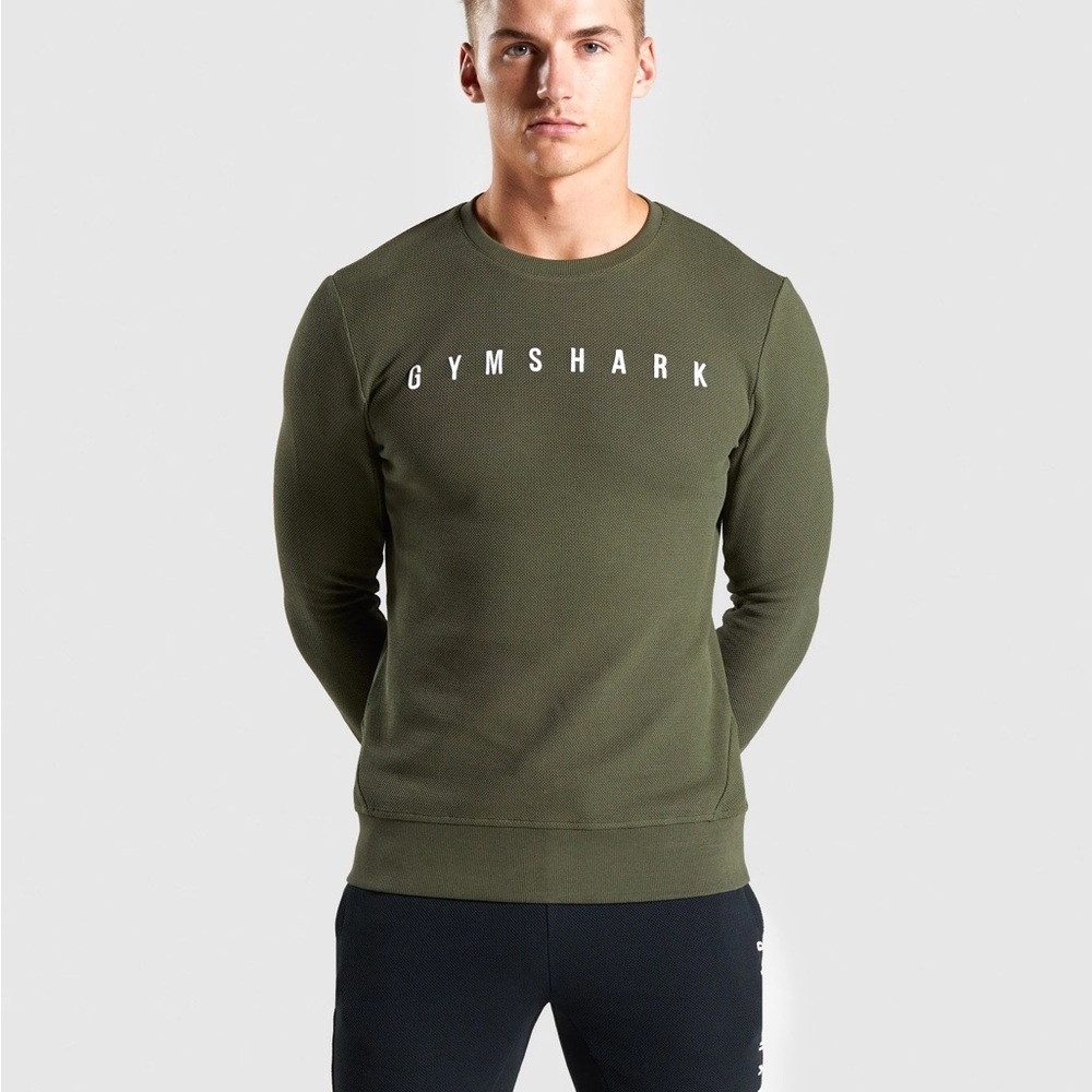 Gymshark Recharge Sweater: army green Men’s